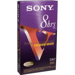 Sony 8T160VR T160 VHS Videocassette Tape Pack