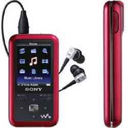 Sony NWZS716FRNC NWZ-S716FRNC 4GB Walkman Video MP3 Player With FM Tuner Red