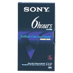 Sony T120VL/H Premium Grade VHS Videocassette - VHS - 120Minute - SP