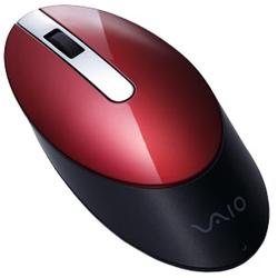 Sony VAIO BMS5P/R Bluetooth Mouse - Laser - Sangria Red
