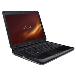 Sony VAIO CS Series CS190NAB Notebook Intel Centrino 2 Core 2 Duo T5870 2GHz, 2GB 800MHz DDR2, 2MB L2, 160GB SATA HDD, 14.1 WXGA LCD, DVD RW, Modem, Fast Ether