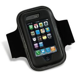 Wireless Emporium, Inc. Sporty Rubberized Armband for Apple iPhone 3G (Black)
