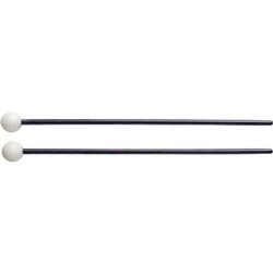 Stagg Music SMB-WN1 Pair of Maple Bell Mallets with Spherical White Nylon Head