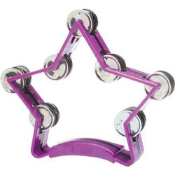 Stagg Music Star-Shaped Tambourine (Purple)