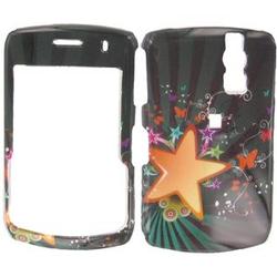 Wireless Emporium, Inc. Star Blast Snap-On Protector Case Faceplate for Blackberry Curve 8300/8310/8320/8330