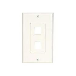 Steren 2 Socket Decorator-Style Insert - White