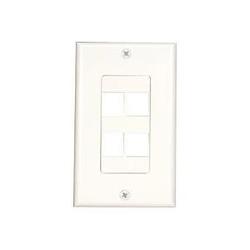 Steren 4 Socket Decorator-Style Insert - White