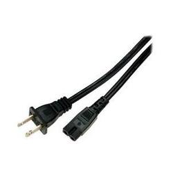 Steren 6ft Polarized Power Cord - 120V AC - 6ft - Black