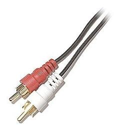 Steren Audio Patch Cable - 2 x RCA - 2 x RCA - 3ft - Black (255-121)