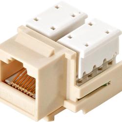 Steren Cat. 5E RJ-45 90 Keystone Jack - Network Connector - RJ-45, 110-punchdown (310-120IV)