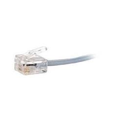 Steren Modular Flat Telephone Cable - 1 x RJ-11 - 1 x RJ-11 - 15ft - Silver