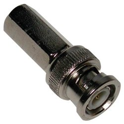 Steren RG59 BNC Twist-On Connector - A/V Connector - BNC