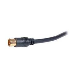 Steren RG59/U Coaxial Cable - 1 x F-connector - 1 x F-connector - 3ft - Black