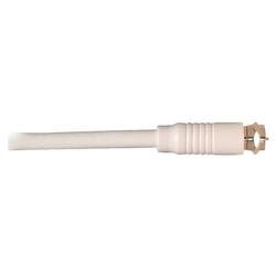 Steren RG6 High-Grade Coaxial Cable - 1 x F-connector - 1 x F-connector - 12ft - White