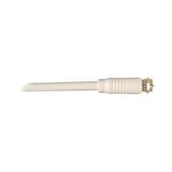 Steren RG6 High-Grade Coaxial Cable - 1 x F-connector - 1 x F-connector - 6ft - White