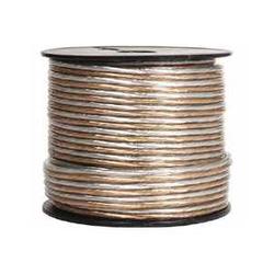 Steren Speaker Cable - 1 x Bare wire - 1 x Bare wire - 100ft - Clear