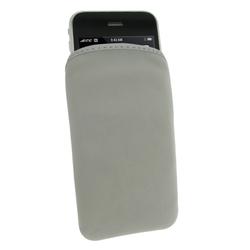 Eforcity Suede Pouch for Apple 3G iPhone, Gray by Eforcity
