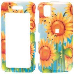 Wireless Emporium, Inc. Sunflowers Snap-On Protector Case Faceplate for Samsung Instinct M800