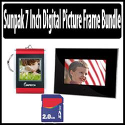 Sunpak 7 Inch Digital Picture Frame Kit