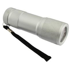 Eforcity Super White LED Flashlight, Silver by Eforcity