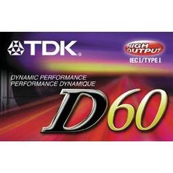 TDK D Type I Audio Cassette - 60Minute - Normal Bias