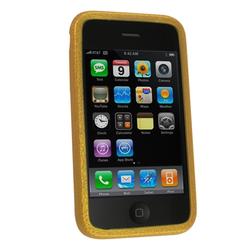 Eforcity Textured Silicone Skin Case for Apple iPhone, Gold by Eforcity