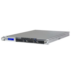 Thecus 1U4500S 1U Rackmount NAS Storage Server - RAID 0, 1, 5, 6, 10 and JBOD, Supports SATA II, LCD Display