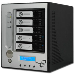 Clairtek Inc-Thecus Thecus I5500 5 Bay iSCSI Storage Device Intel XScale CPU & 512MB of DDR Memory