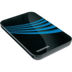 Toshiba USB 2.0 External Hard Drive - 400GB - USB 2.0 - USB - External - Black, Blue