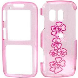 Wireless Emporium, Inc. Trans. Pink Hawaii Snap-On Protector Case Faceplate for Samsung Rant SPH-M540