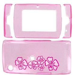Wireless Emporium, Inc. Trans. Pink Hawaii Snap-On Protector Case Faceplate for Sidekick 2008