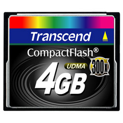 Transcend 4GB CompactFlash Card (300x)