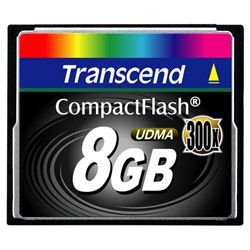 Transcend 8GB CompactFlash Card (300x)