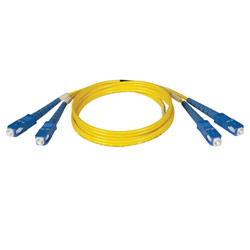 Tripp Lite Fiber Optic Duplex Patch Cable - 2 x SC - 2 x SC - 32.81ft - Yellow