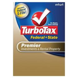 Intuit TurboTax Premier Federal + State + Federal E-File 2008 DVD