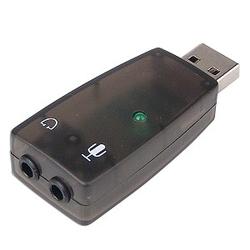 Genica USB 2.0 to Audio Adapter w/Mic Jack
