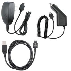 Eforcity USB CABLE / Car Automobile / Home Wall Travel CHARGER FOR LG AT&T CU920 CU915 VU