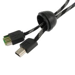 Eforcity USB Data Cable w/ Strap for Motorola V3, Black by Eforcity