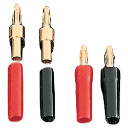 ULTRALINK Ultralink Standard Crimp Banana Plug - Audio Connector - Banana plug (UL-1251C/4 PK)