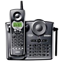 Uniden EXI3226 Cordless Telephone - 2 x Phone Line(s) - Headset - Black
