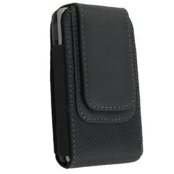 Eforcity Universal Black Leather Case for LG VX9100 Env2 / CU720 / VX8800 / UX830 / AX830 / KF600 / KE850 / K