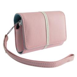 Eforcity Universal Digital Camera Carrying Leather Case, Pink by Eforcity