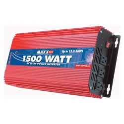 Vector Networks MaxxSST 1500W Power Inverter - Input Voltage:12V DC - Output Voltage:110V AC, 120V AC - 1500W