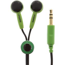 VICTORY MULTIMEDIA black/ green/ black ear bud