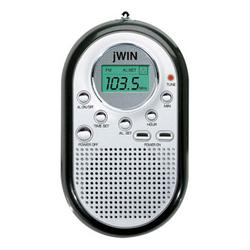 JWIN jWIN MiniI AM/FM Pocket Alarm Clock Radio - LCD (JXM10BLK)