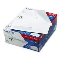 Westvaco #10 Poly-Klear® White Wove Single Window Envelopes, 4-1/8 x 9-1/2, 500/Box (WEVCO170)