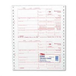 Tops Business Forms 1099 Tax Forms for Dot Matrix Printers/Typewriters, 5-Part Misc, 24 Sets/Pack (TOP22995)