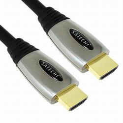 Satechi (16.4 Feet) 5M HDMI Male to Male Cable Zinc Alloy Shell Black Nickel-P