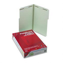 Smead Manufacturing Co. 2-Fastener Gray-Green Pressboard Folders, Legal, 1/3 Cut, 2 Exp., 25/Box (SMD19934)