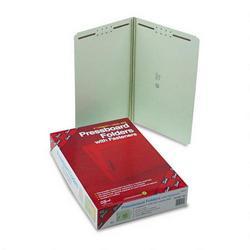 Smead Manufacturing Co. 2-Fastener Gray-Green Pressboard Folders, Legal, Straight Cut, 2 Exp., 25/Box (SMD19910)
